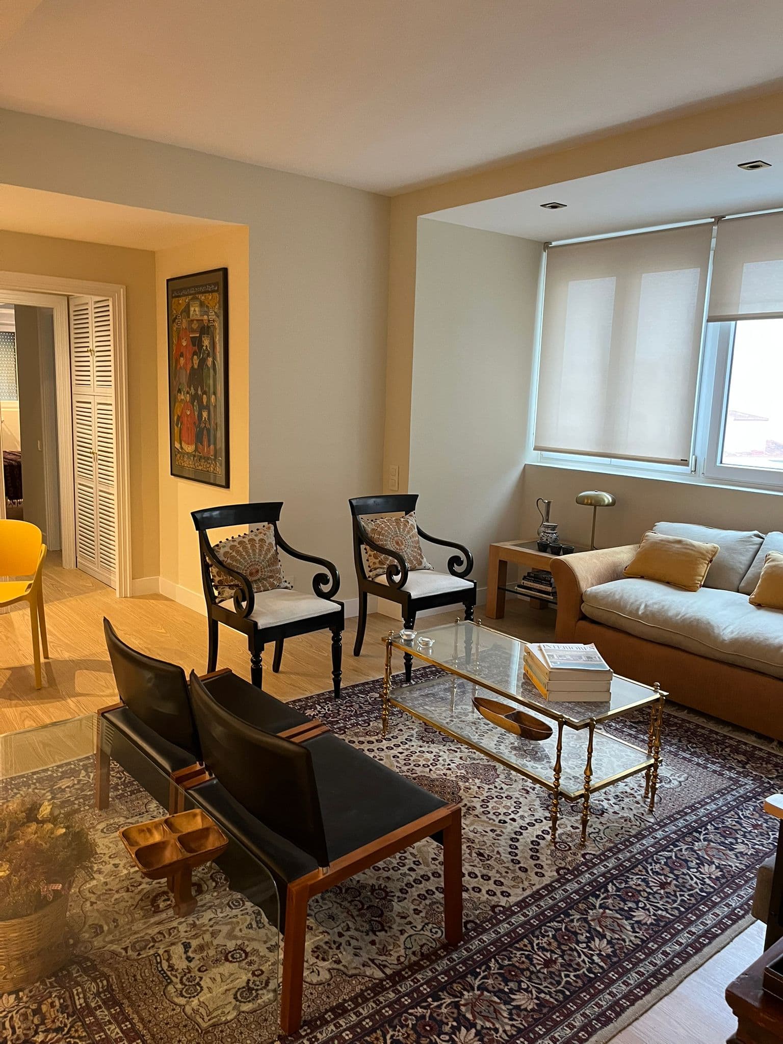 Living room professional photo enhancement